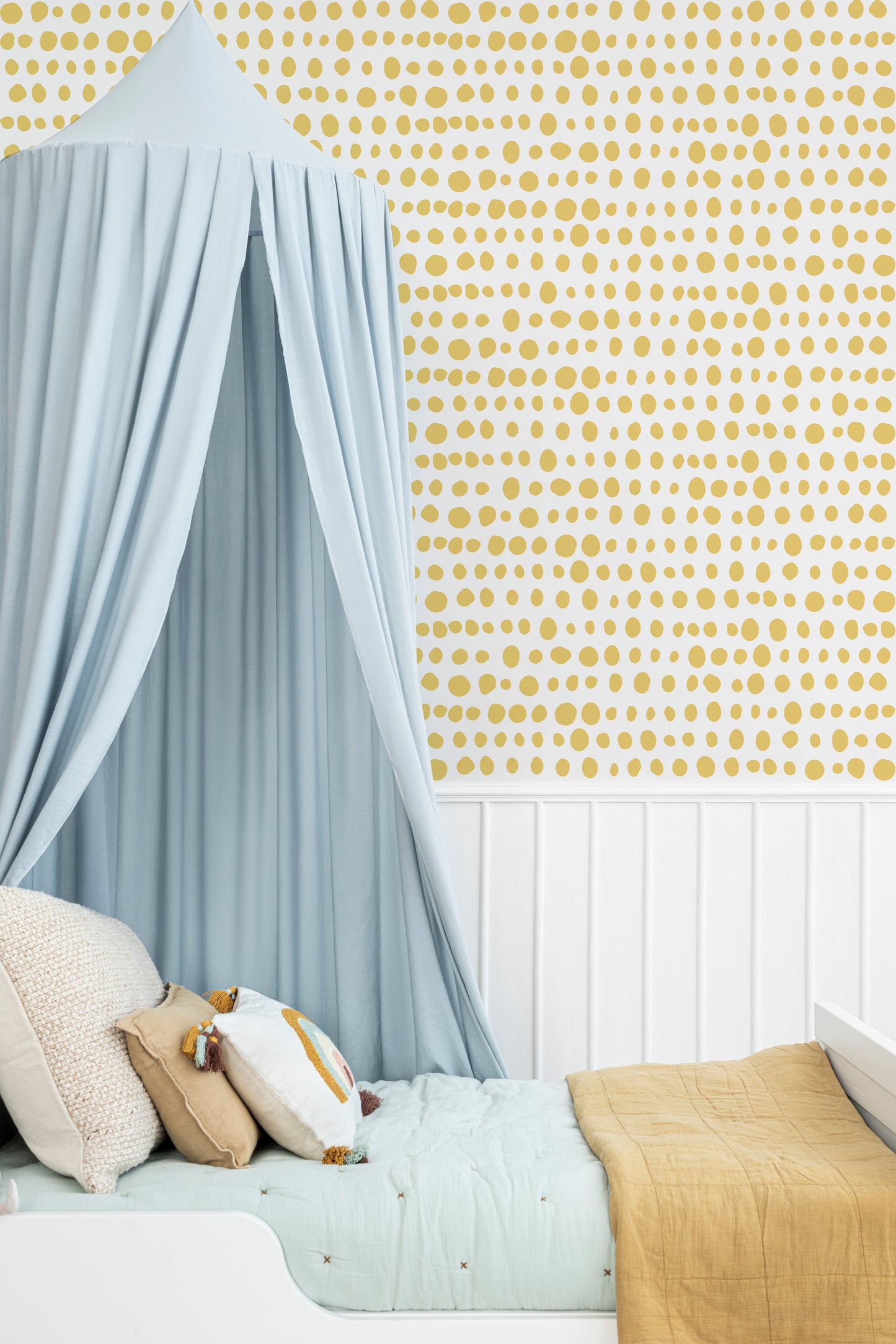 Yellow Polka Dot Wallpaper