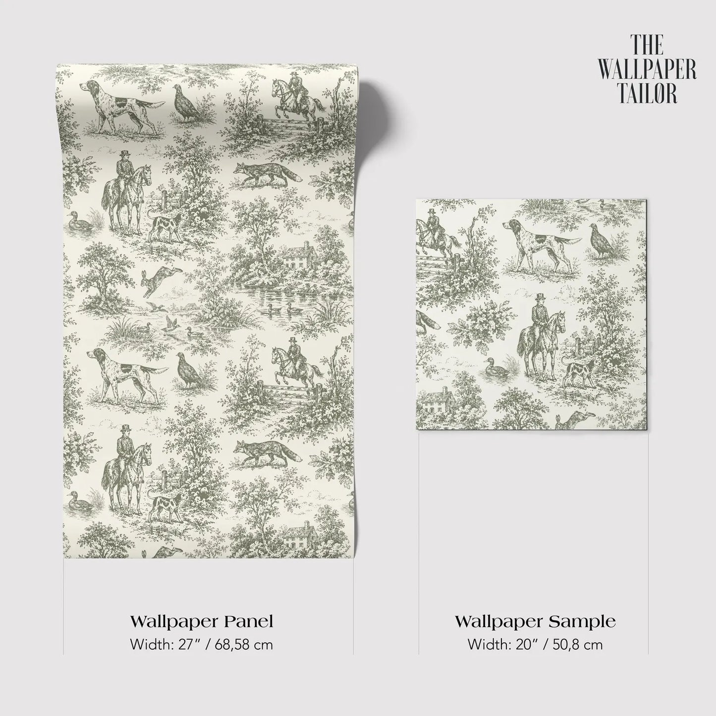 Nature Toile Wallpaper