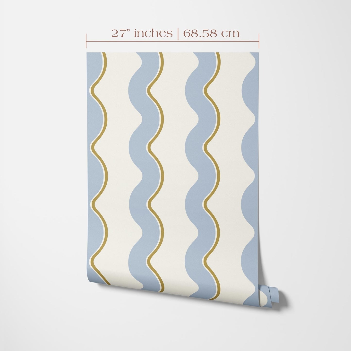 Retro Wavy Lines Wallpaper