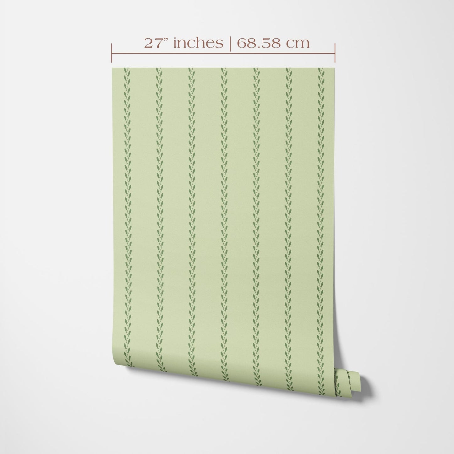 Light Green Leaf Wallpaper