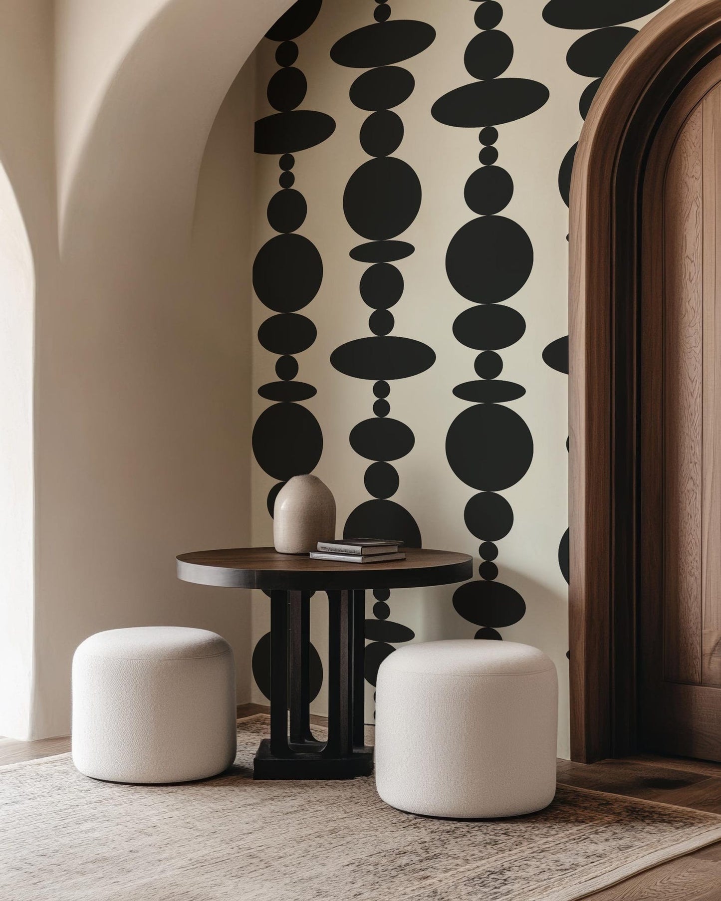 Abstract Round Shape Wallpaper