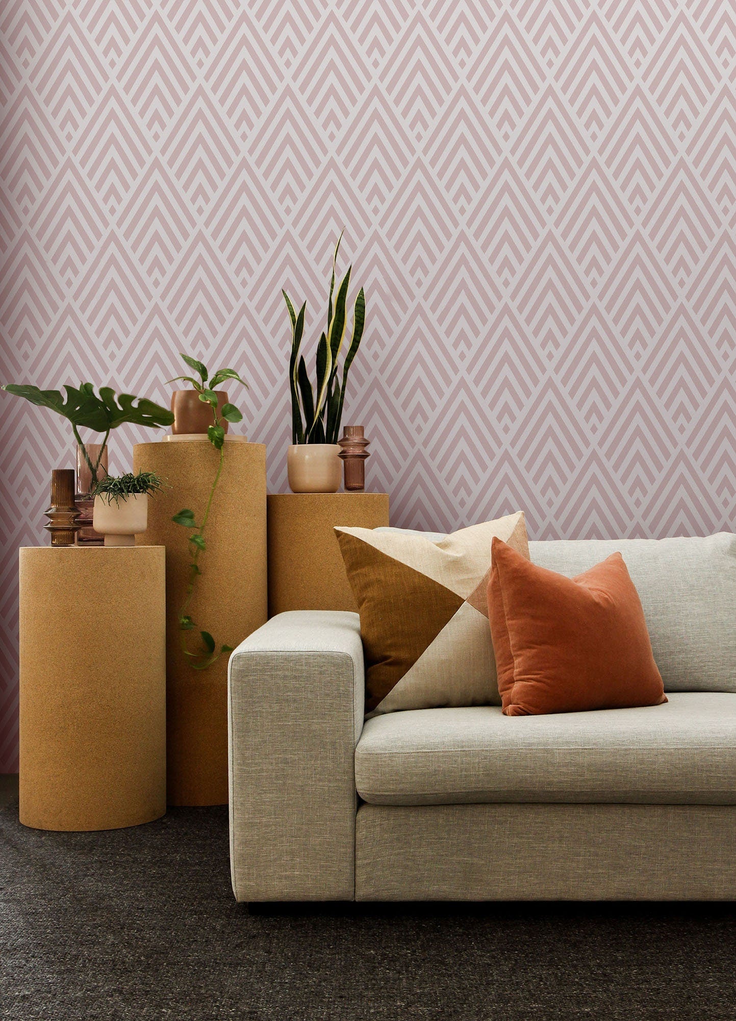 Bohemian Pink Wallpaper