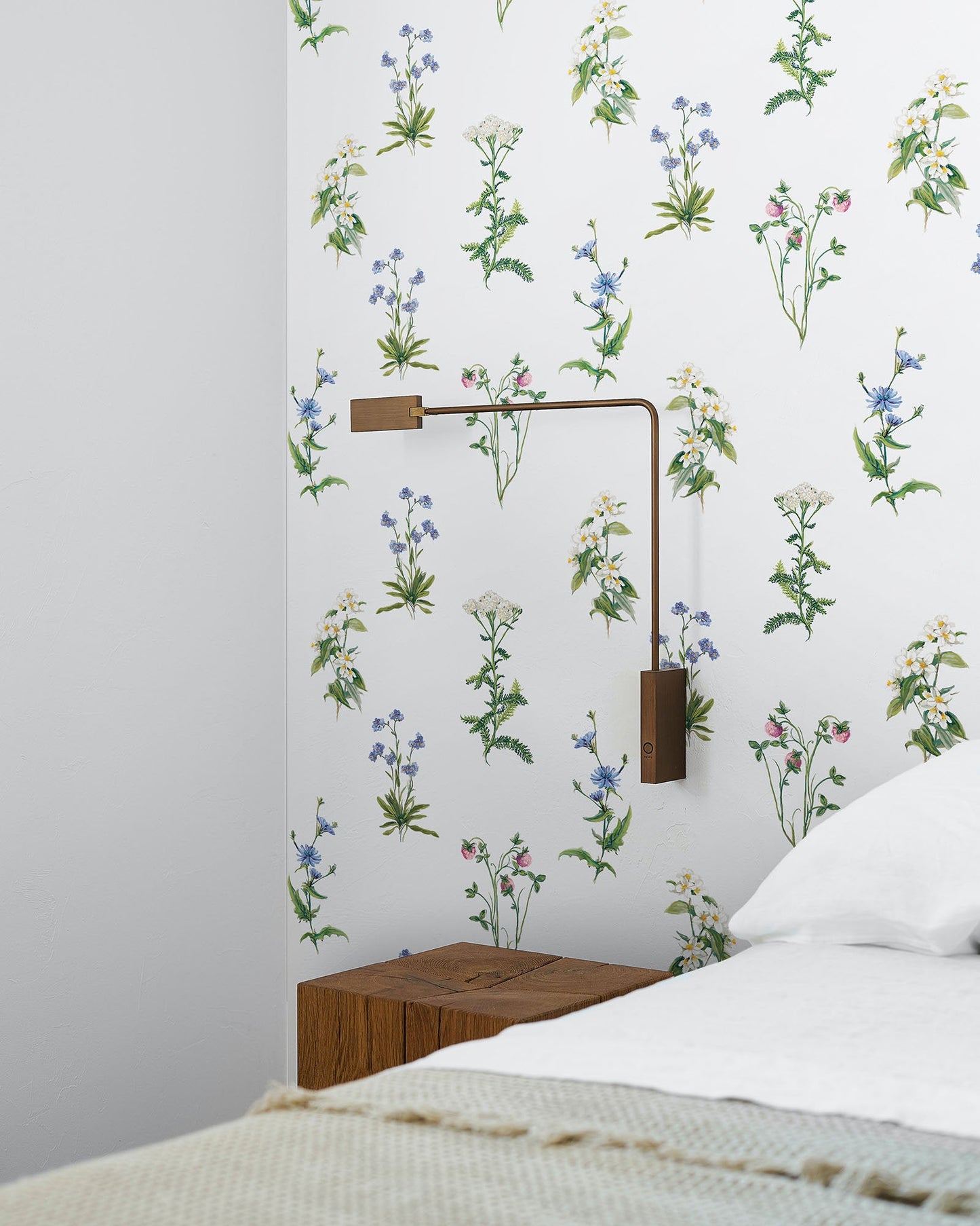 Meadow Flowers & Berries Wallpaper