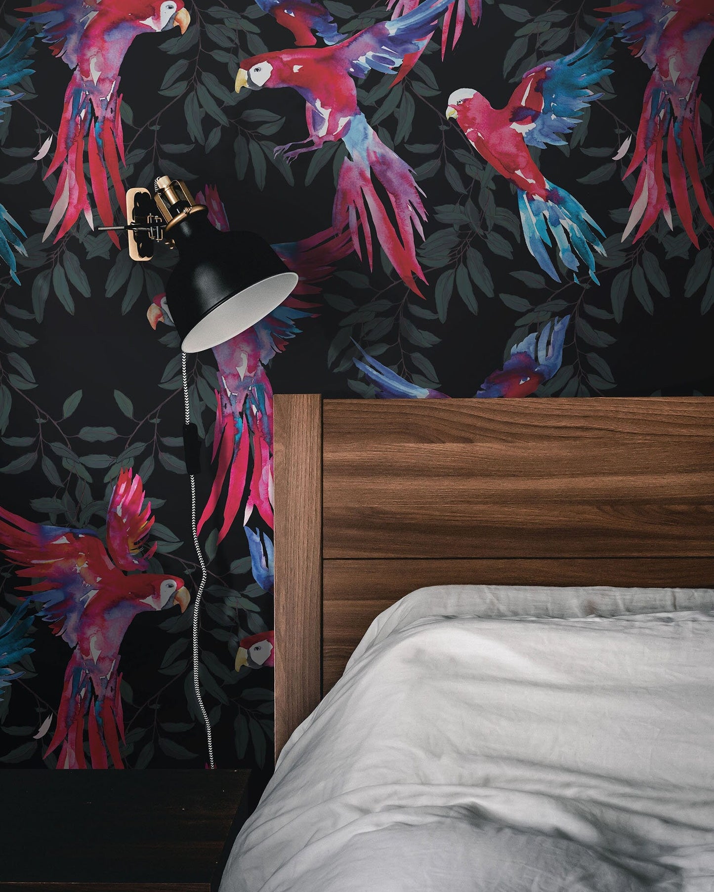 Dark Parrot Wallpaper