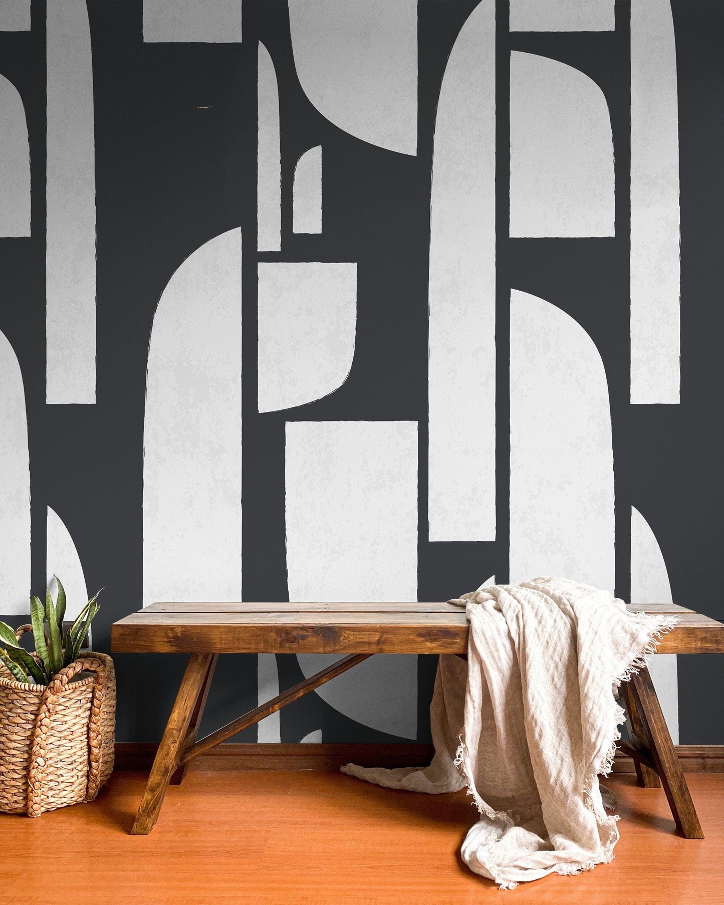 Large Geometric Shape Wallpaper