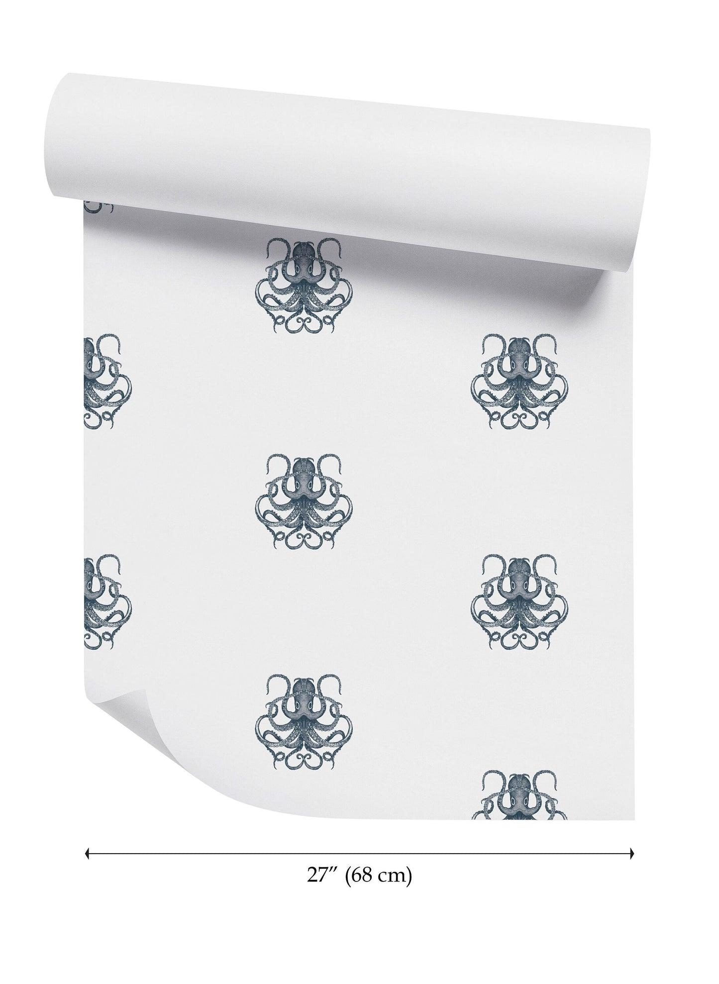 a wallpaper with an octopus design on it