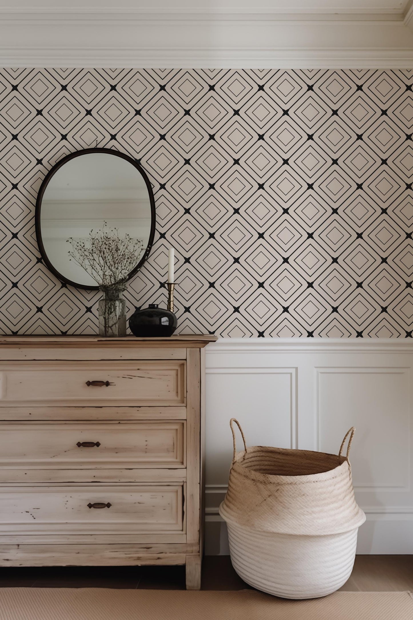 Retro Art Deco Wallpaper