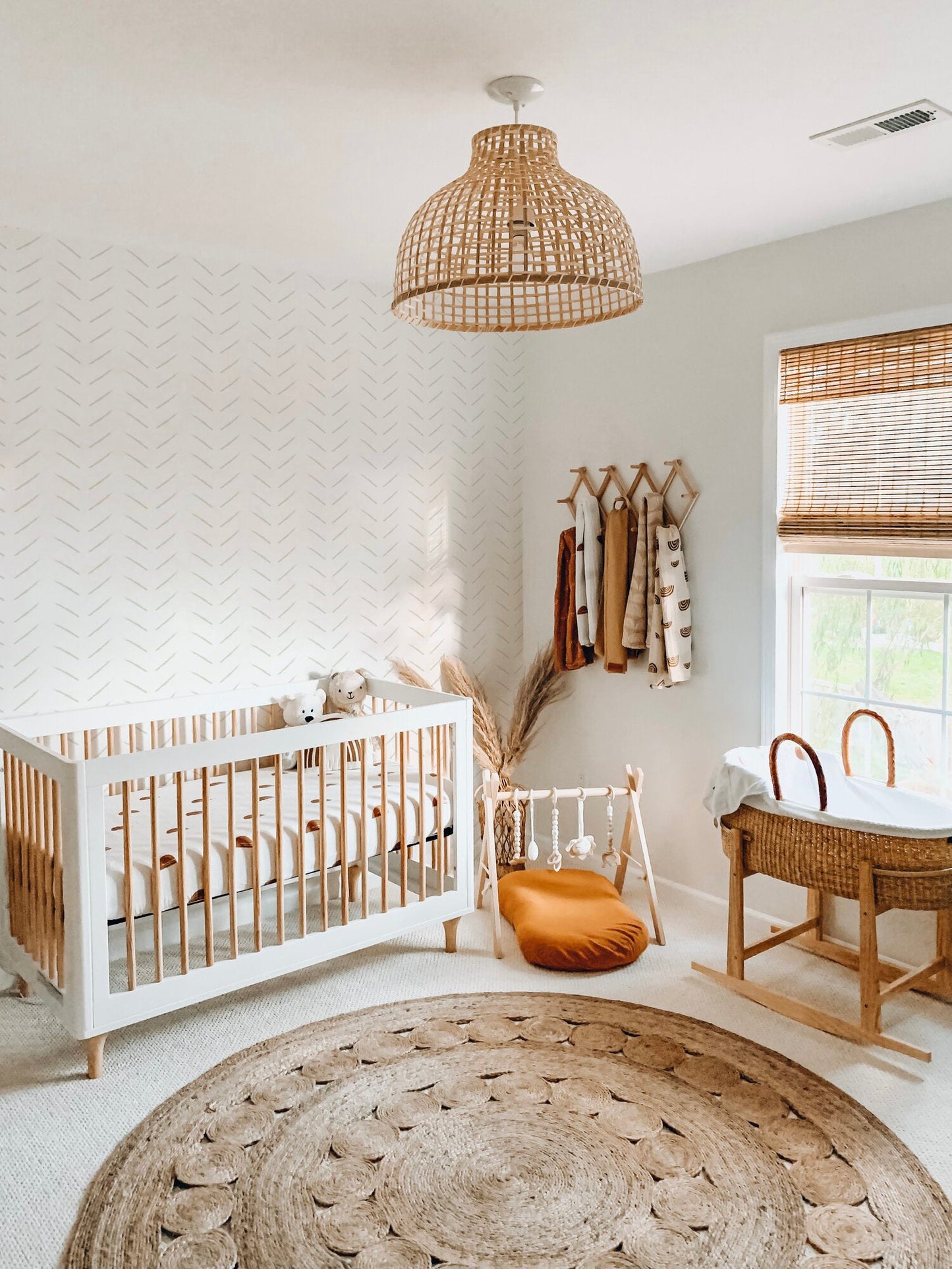 Charming Herringbone Wallpaper