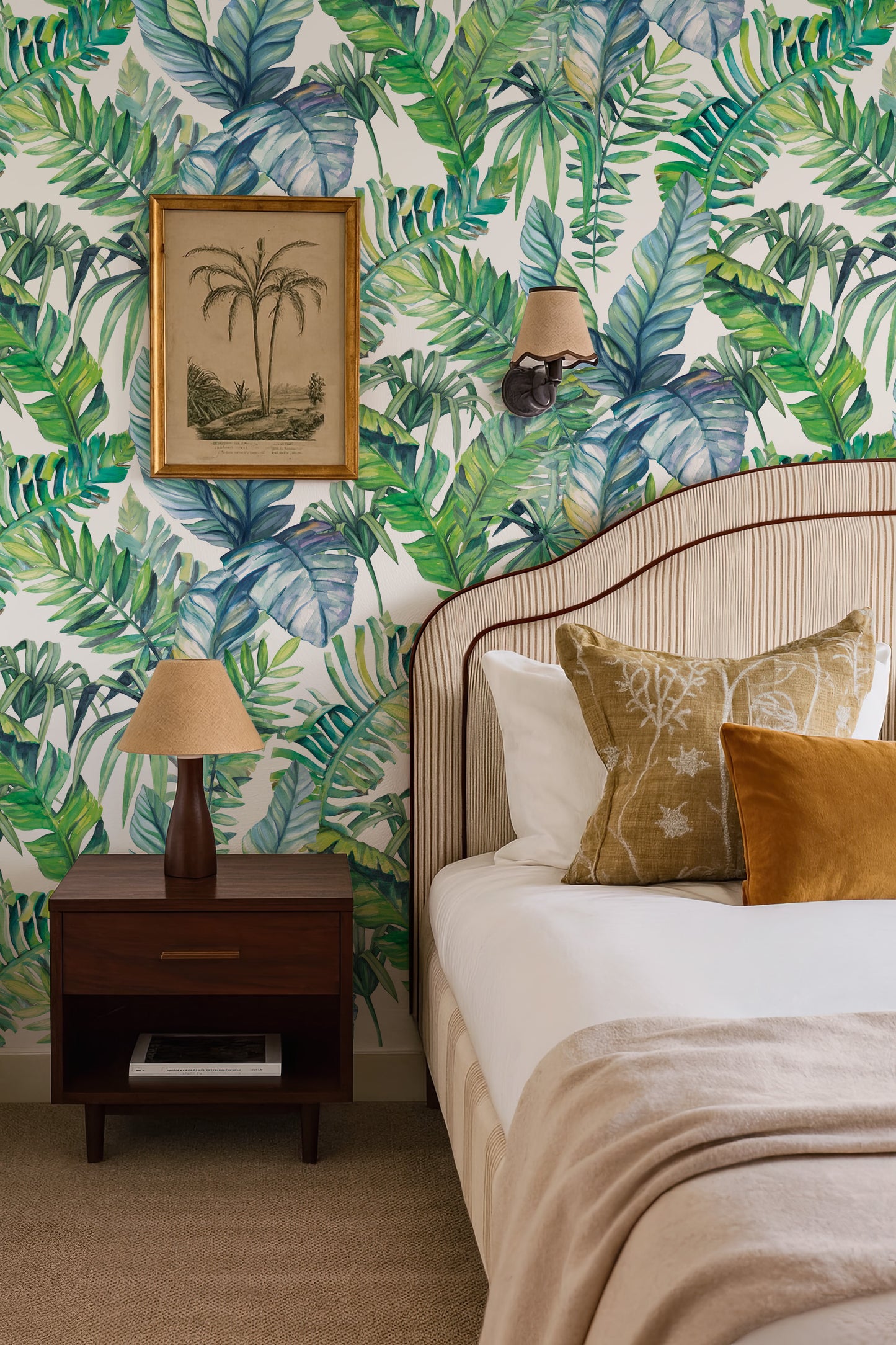 Tropical Leaf Wallpaper