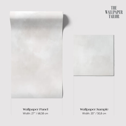 two different sizes of white wallpaper panels, with the largest one being 27 inches wide and the smallest one being 20 inches wide.