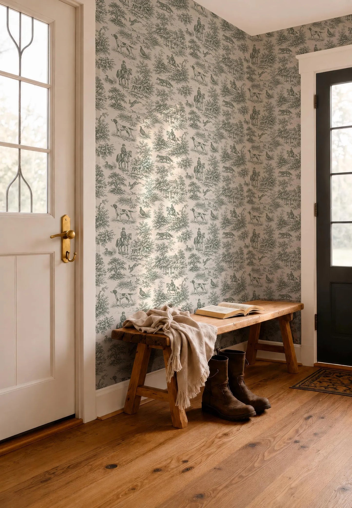 Nature Toile Wallpaper