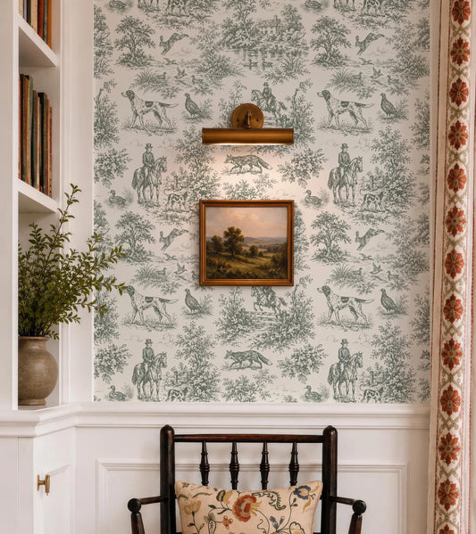 Nature Toile Wallpaper