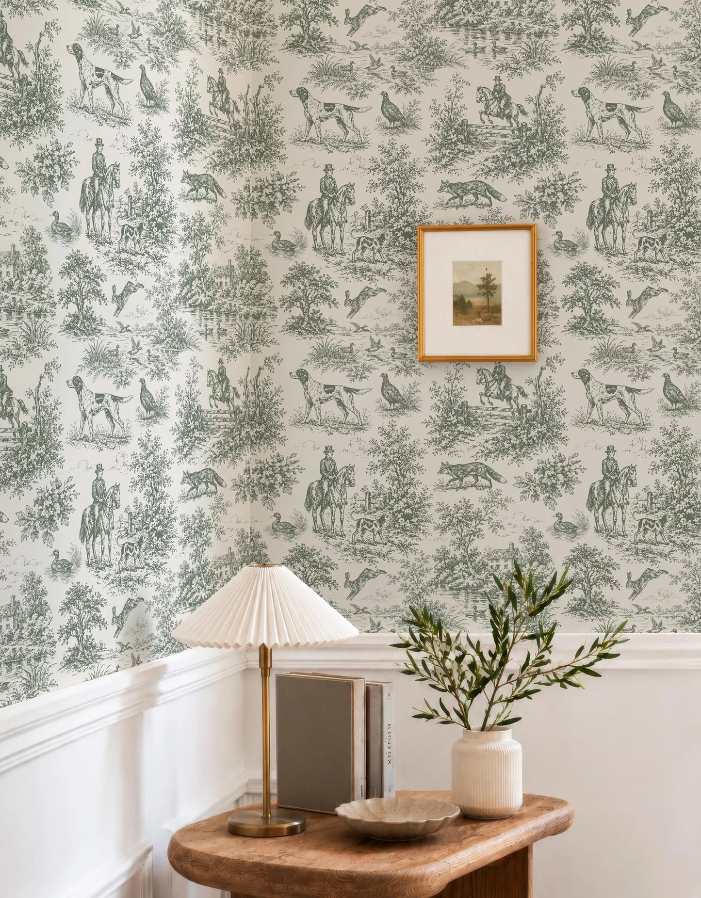 Nature Toile Wallpaper