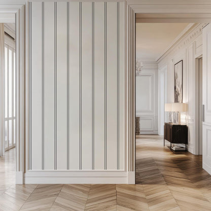 Black White Stripe Wallpaper