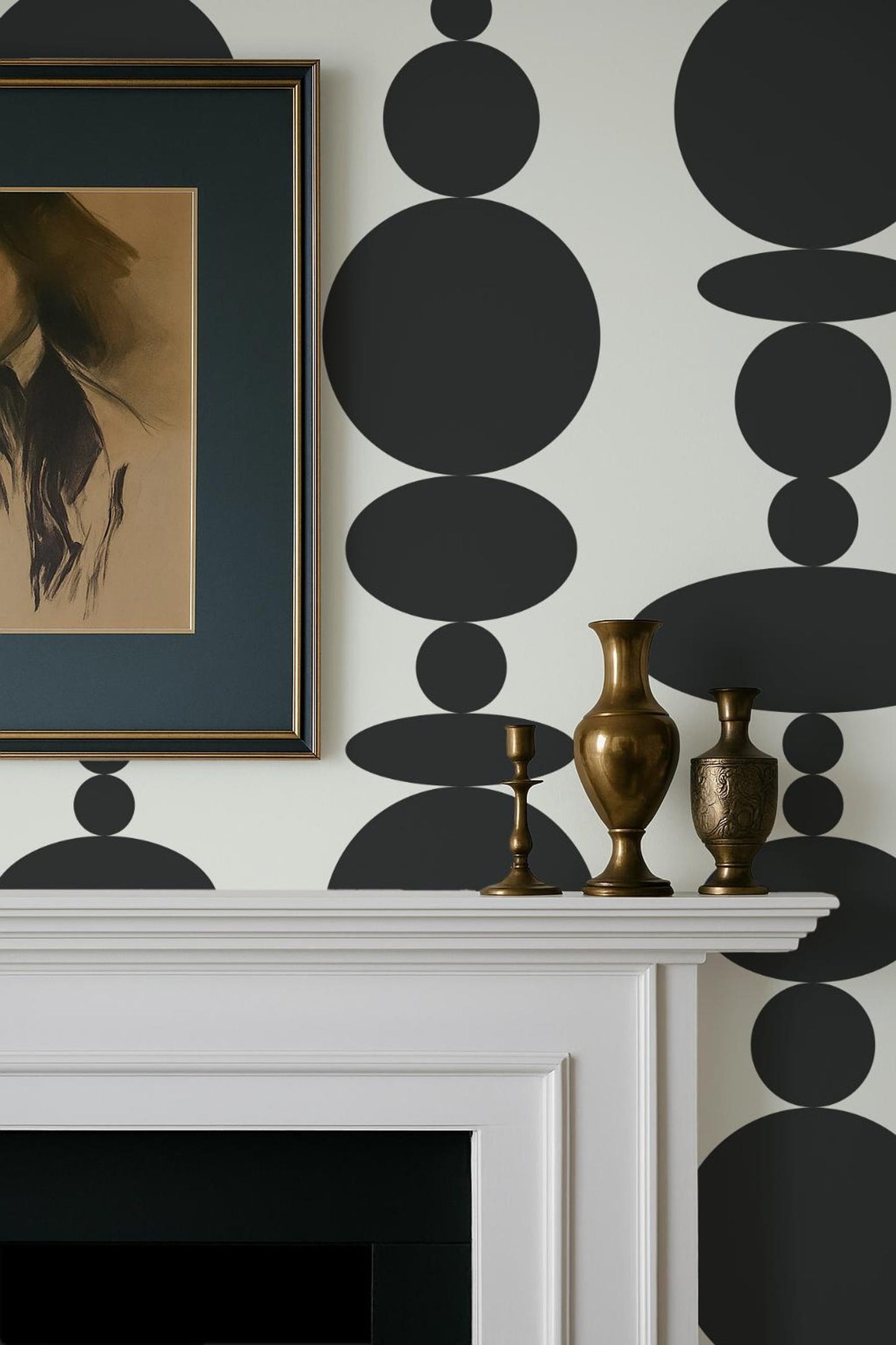Abstract Round Shape Wallpaper