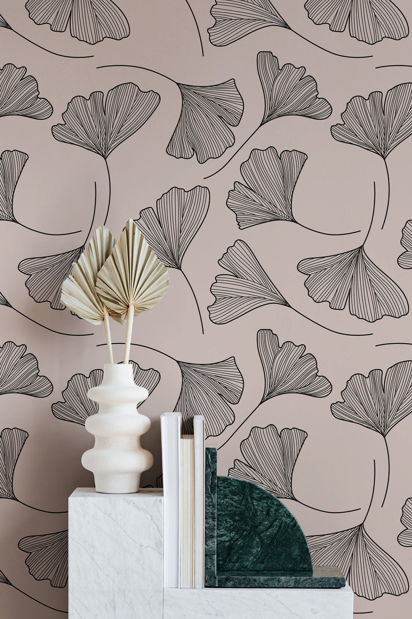 Ginkgo Leaf Removable Wallpaper