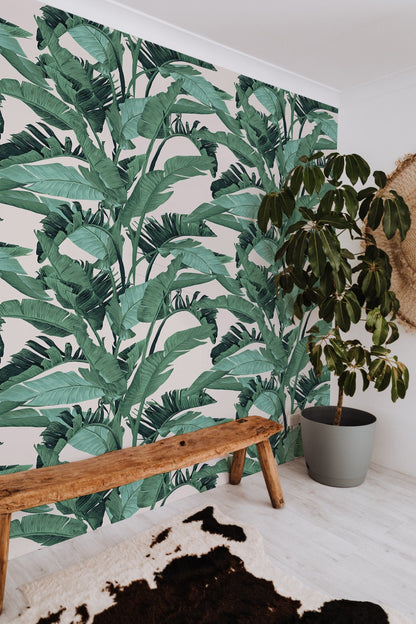 Tropical Leaf Wallpaper