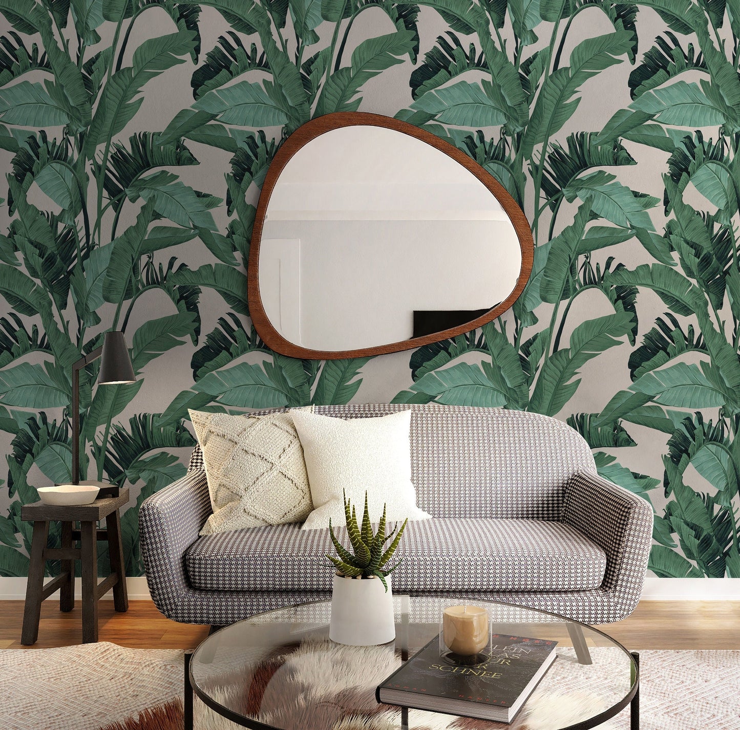 Tropical Leaf Wallpaper