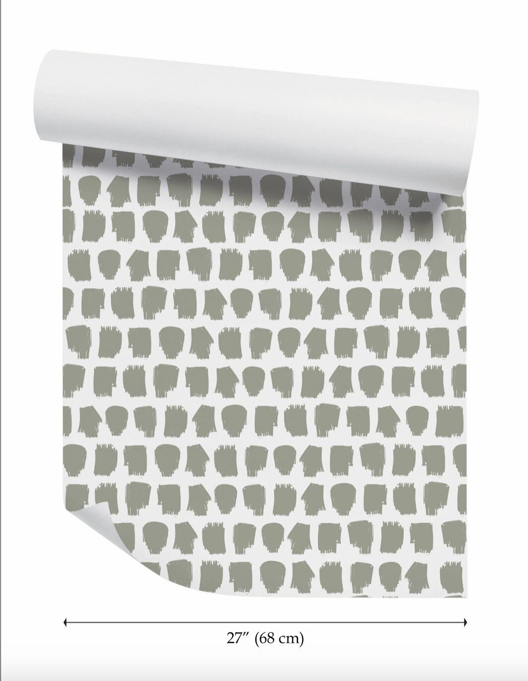 a white and gray wallpaper with an elephant pattern