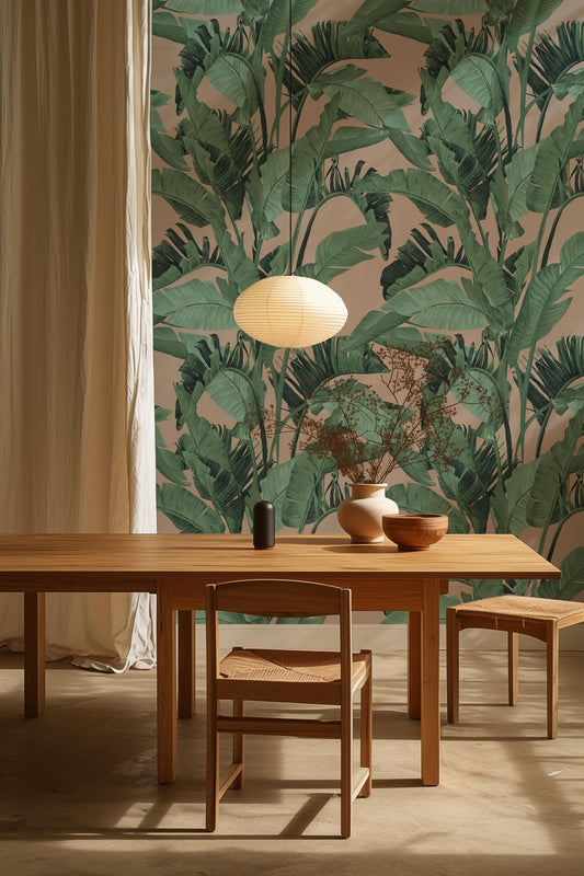 Tropical Leaf Wallpaper