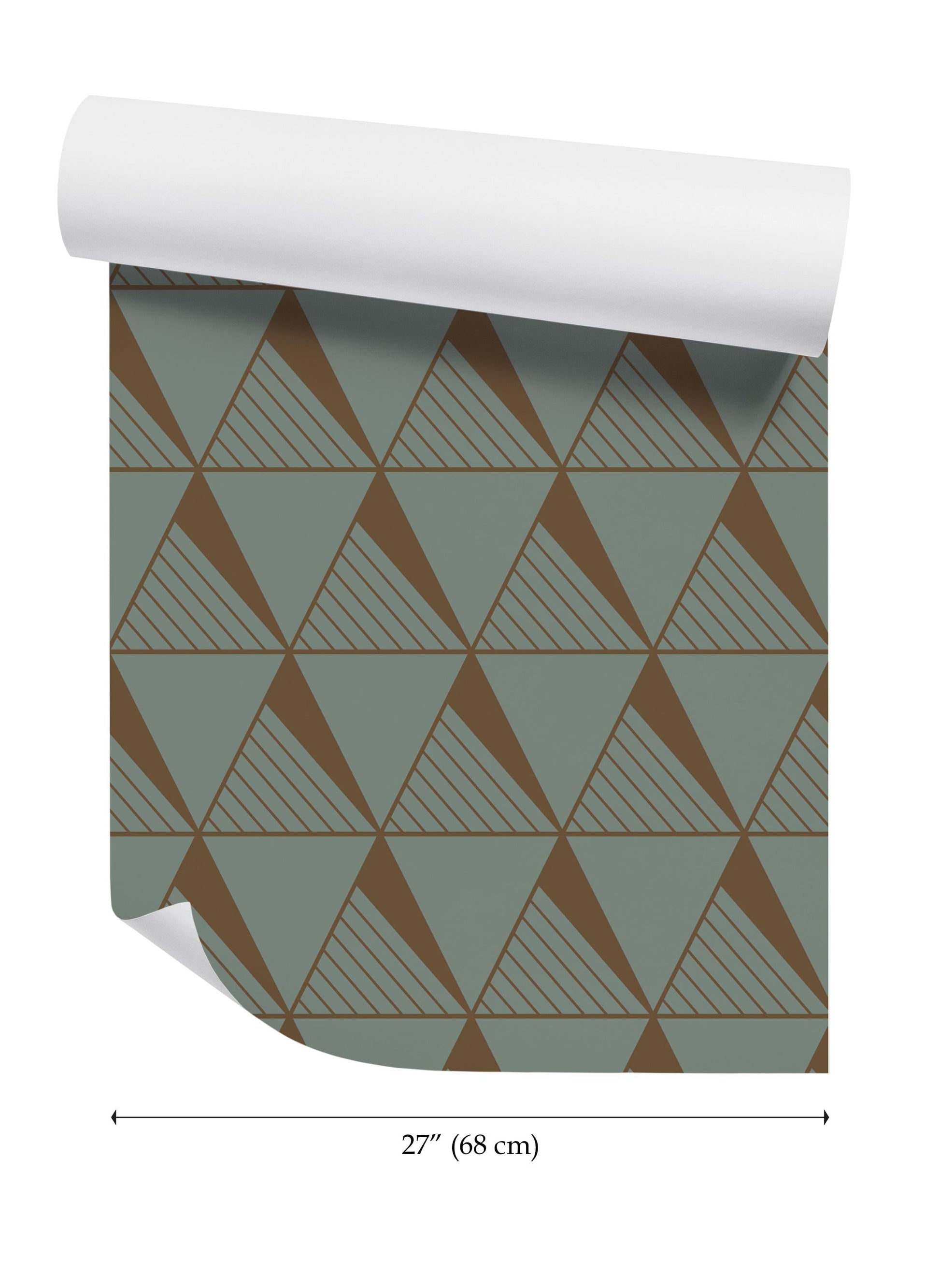 a wallpaper with a triangle pattern on it